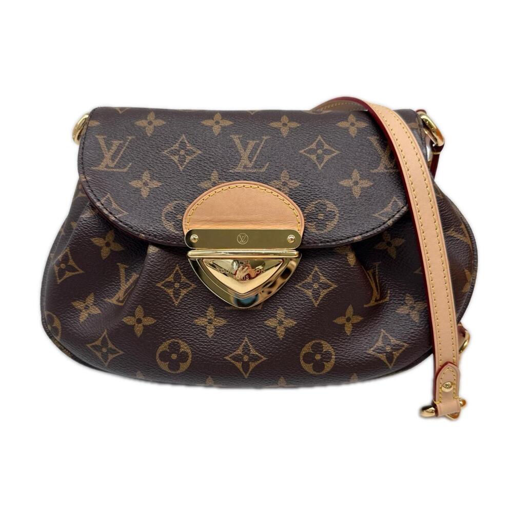 LOUIS VUITTON Monogram Sunset M13617 Handbag Brown Beige Natural Leather Women's